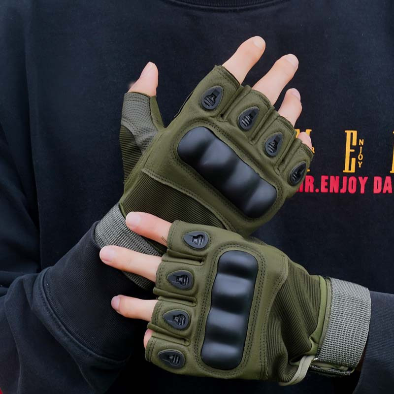 Outdoor Hunting Gloves - Outdoor Tactical Gloves Half Finger Paintball