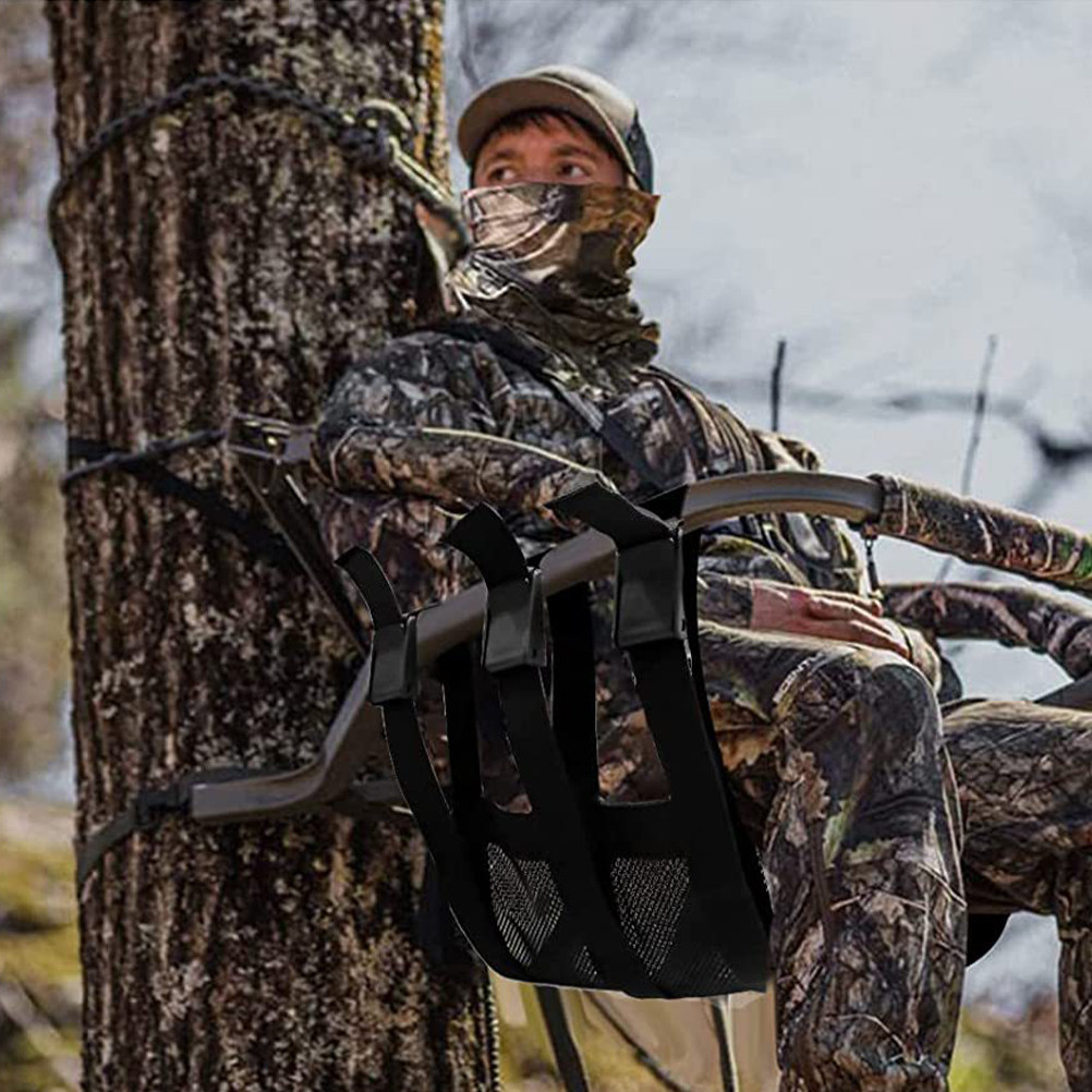 Outdoor Hunting Chair - Tree Stand Chair Adjustable Foldable Breathable