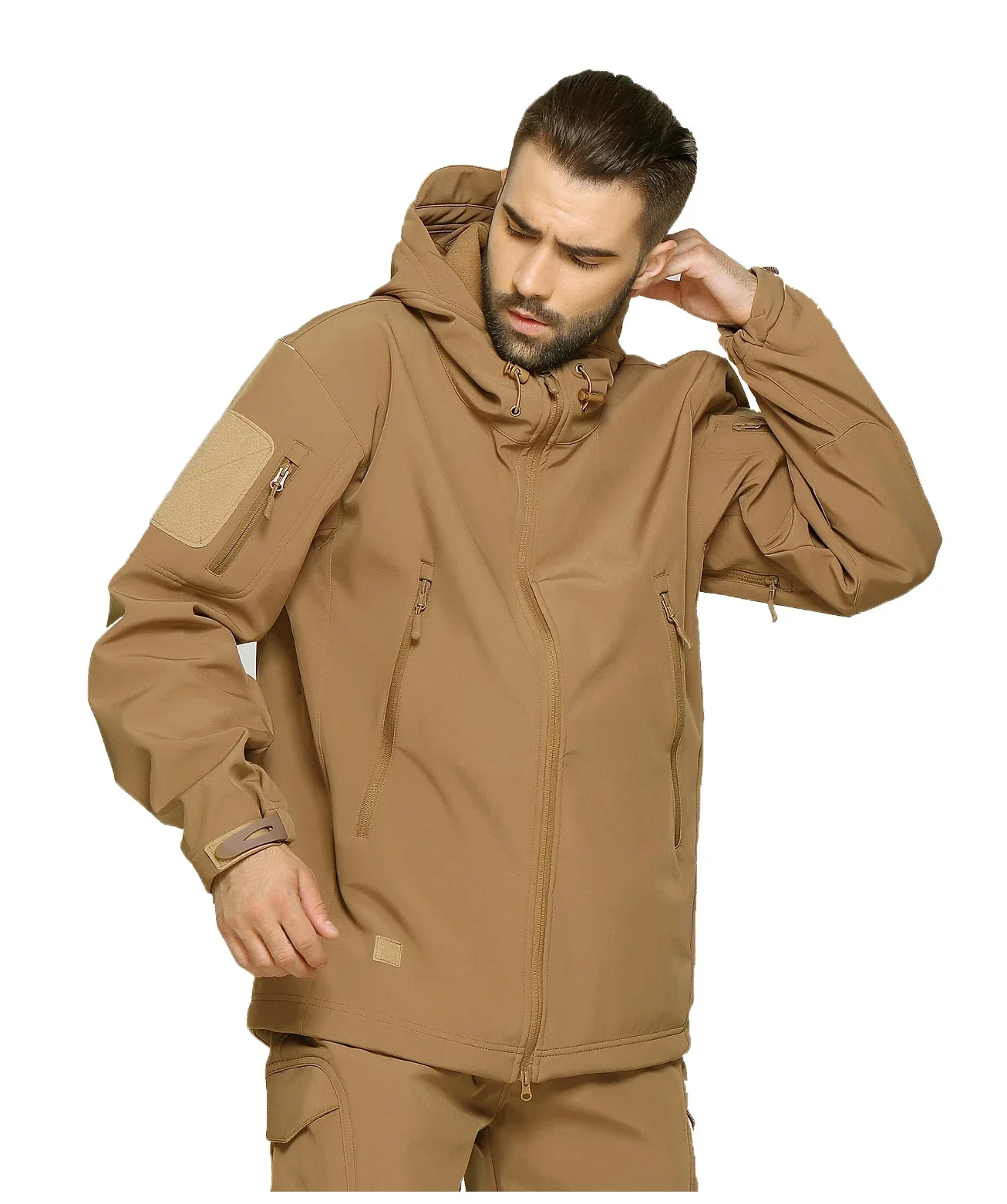 Outdoor Hunting Fleece - EMR Camouflage Soft Shell Assault Suit,