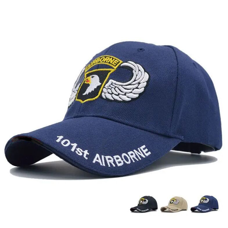 Mens Outdoor Hunting Hats - Tactical 101 Airborne Baseball Cap Snapback