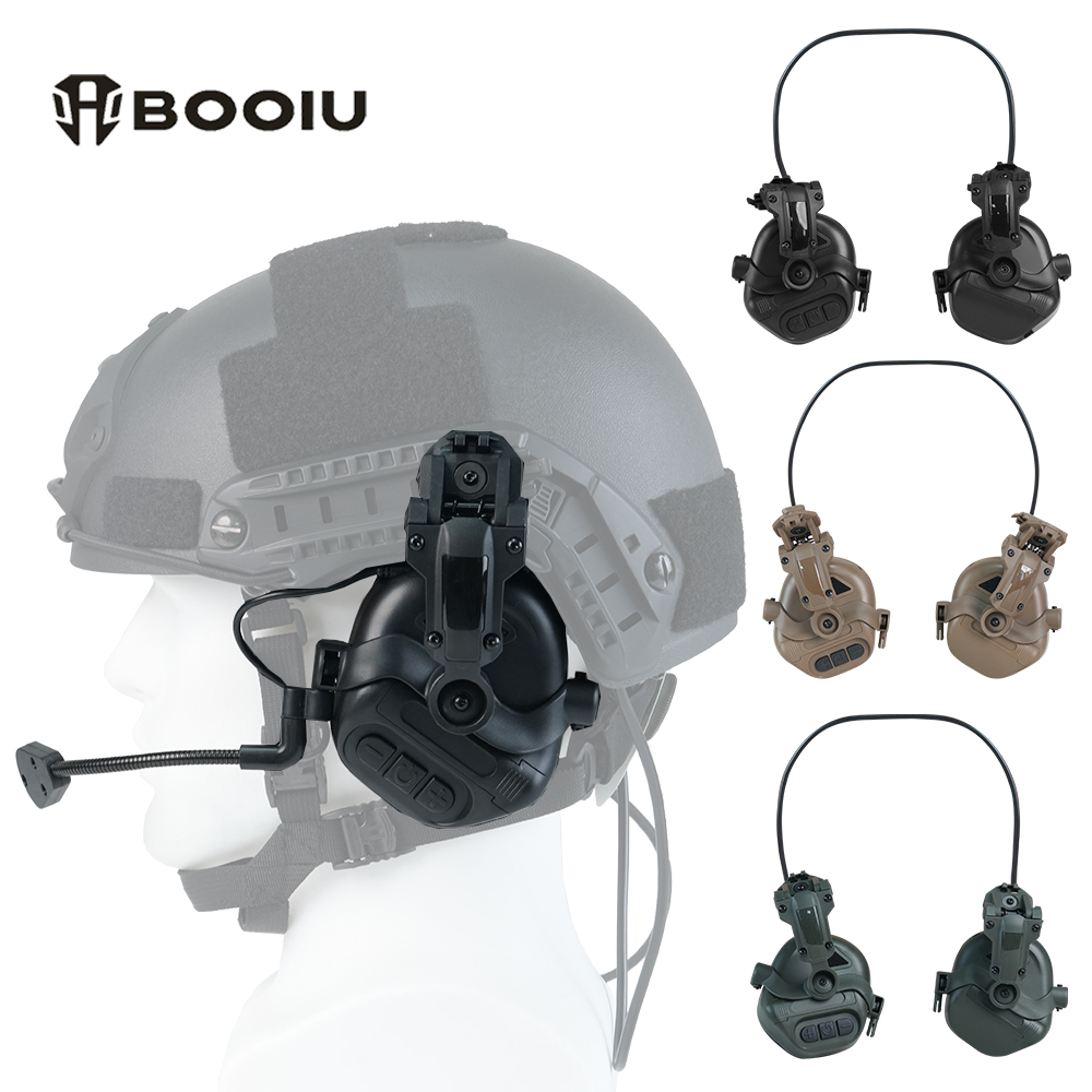 Shooting Ear Muff - BOOIU Tactical Shooting Headset Fast Helmet