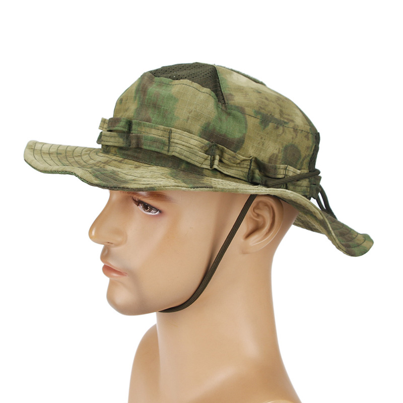 Mens Outdoor Hunting Hats - FG atacs Camouflage Boonie Hat Outdoor