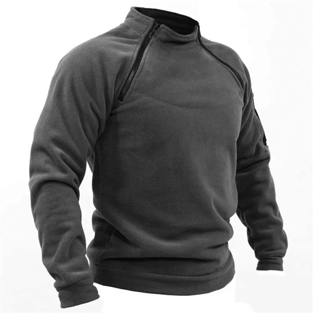 Outdoor Hunting Fleece - Mens Tactical Outdoor Polar Fleece Jacket
