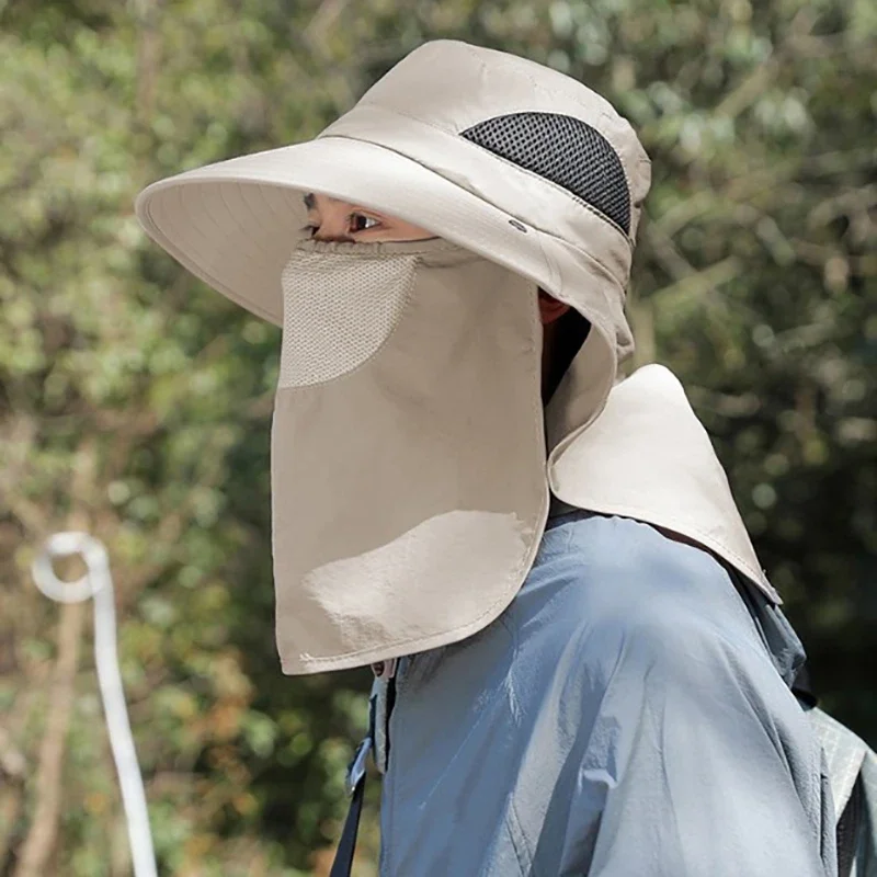 Mens Outdoor Hunting Hats - Summer Sun Hats UV Protection Outdoor