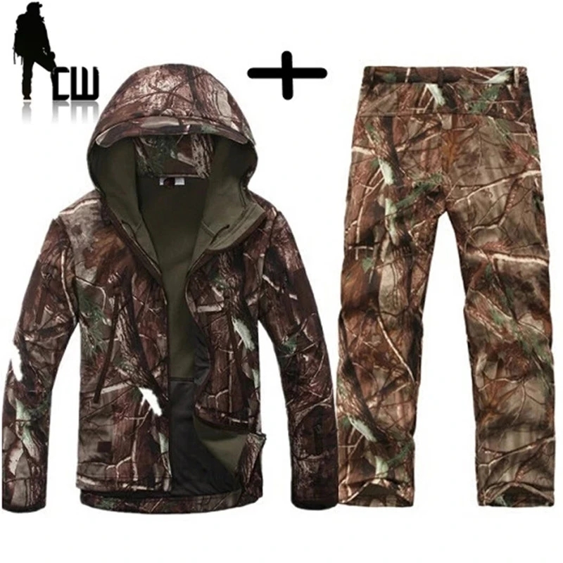 Outdoor Hunting Fleece - TAD Gear Tactical Softshell Camouflage Jacket
