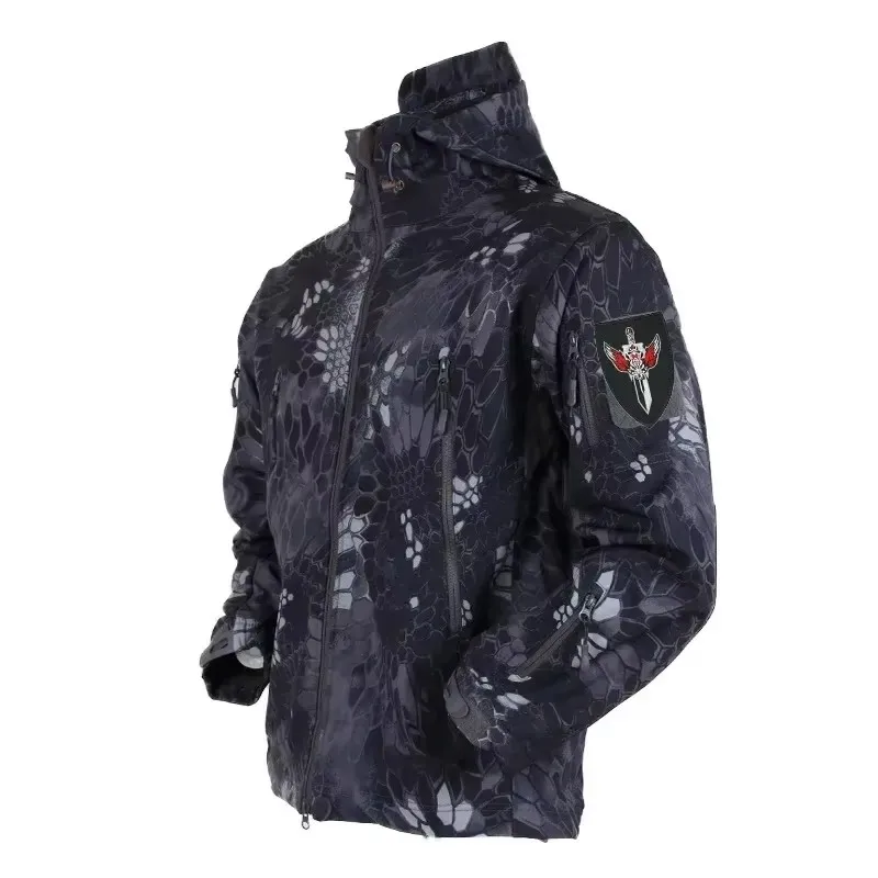 Outdoor Hunting Fleece - 5XL 6XL CP Camouflage Soft Shell