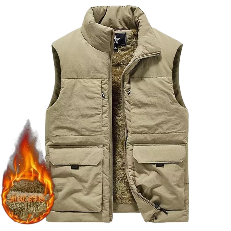 Winter Men's Cargo Hunting Ves - Outdoor Hunting Fleece recension och pris