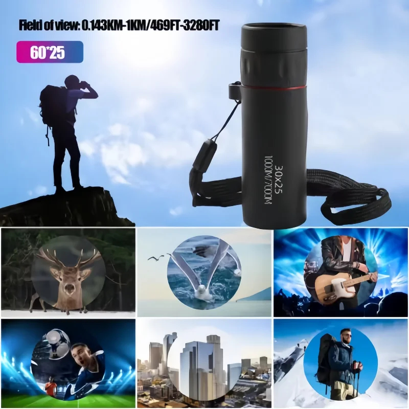 2000x25 High Monocular Telesco - Outdoor Hunting Products recension och pris