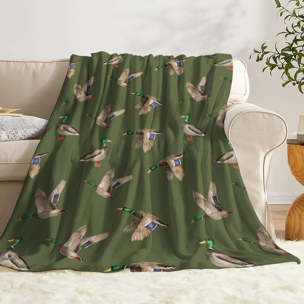 Mallard Duck Fleece Blanket Hu - Outdoor Hunting Fleece recension och pris
