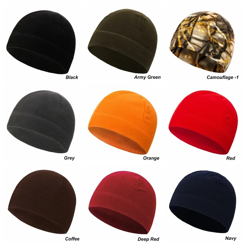1/3Pcs Fleece Hat Tactical Win - Mens Outdoor Hunting Hats recension och pris