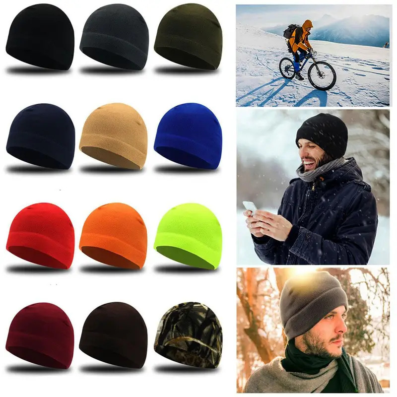 1/3Pcs Fleece Hat Tactical Win - Mens Outdoor Hunting Hats recension och pris