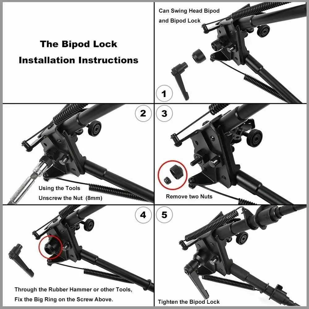 Tactical S-Lock for Swivel Ser - Bipod Rifle Mount recension och pris