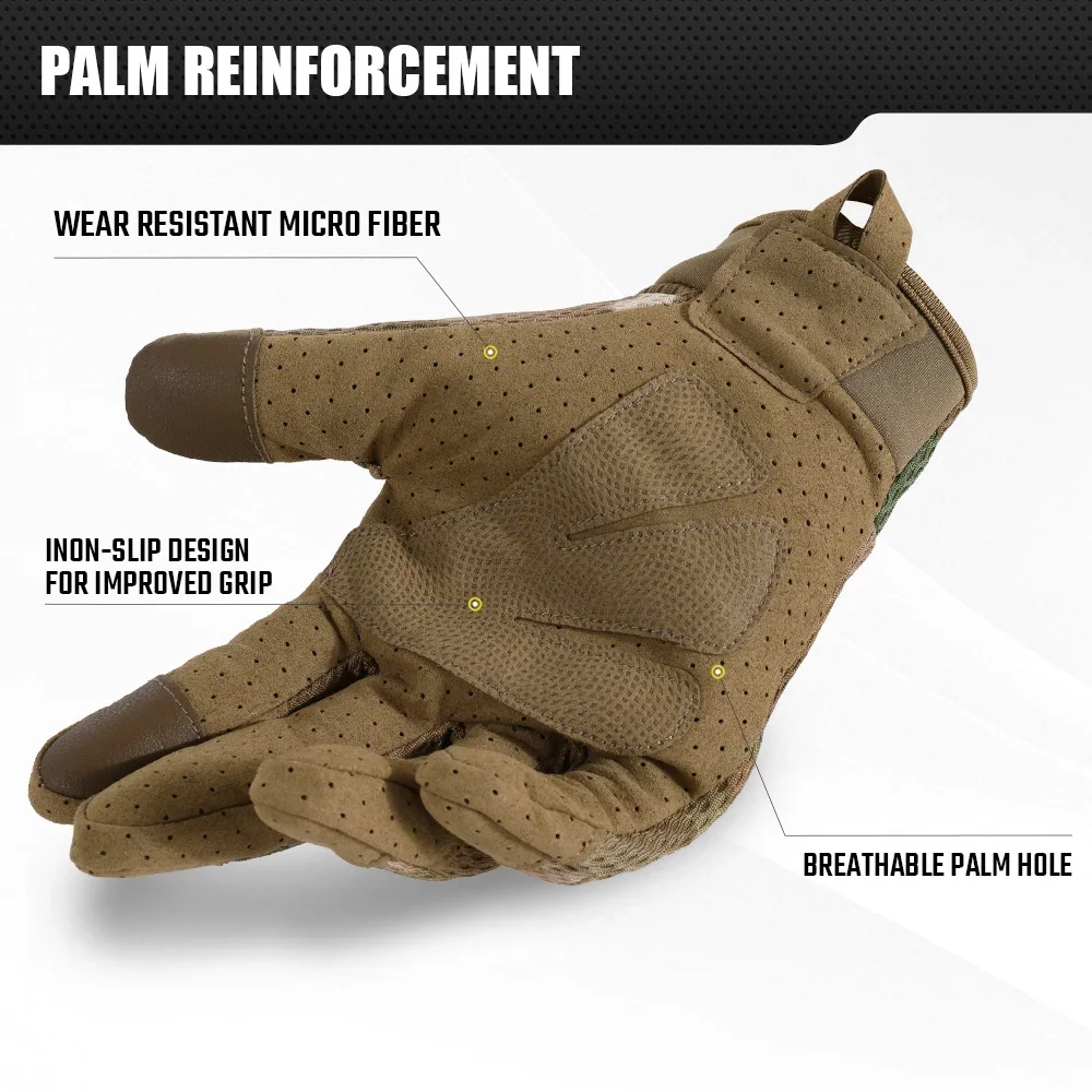 Camo Touch Screen Tactical Glo - Outdoor Hunting Gloves recension och pris