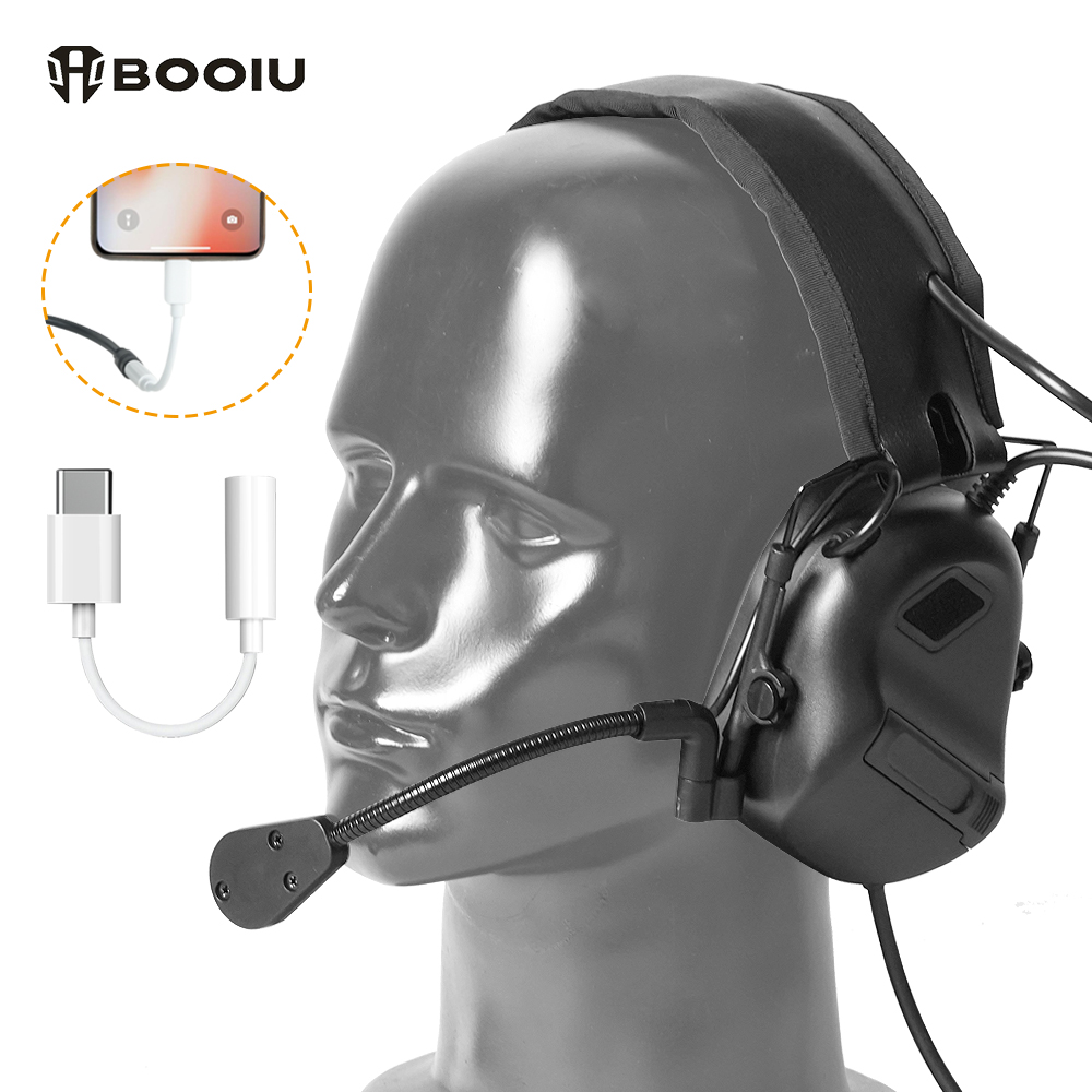 BOOIU Tactical Electronic Shoo - Shooting Ear Muff recension och pris