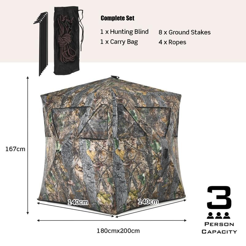 Portable Hunting Blind with Gr - Hunting Outdoor recension och pris