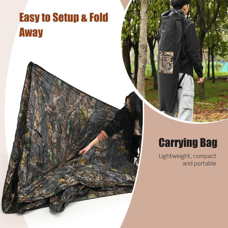 Portable Hunting Blind with Gr - Hunting Outdoor recension och pris