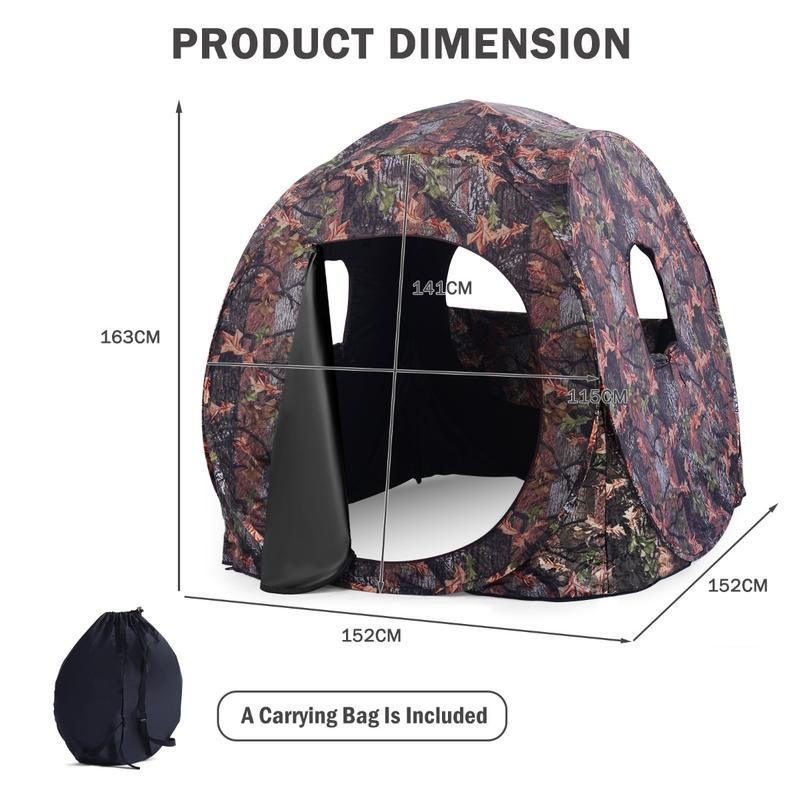 3 Person Pop Up Hunting Tent,  - Hunting Outdoor recension och pris
