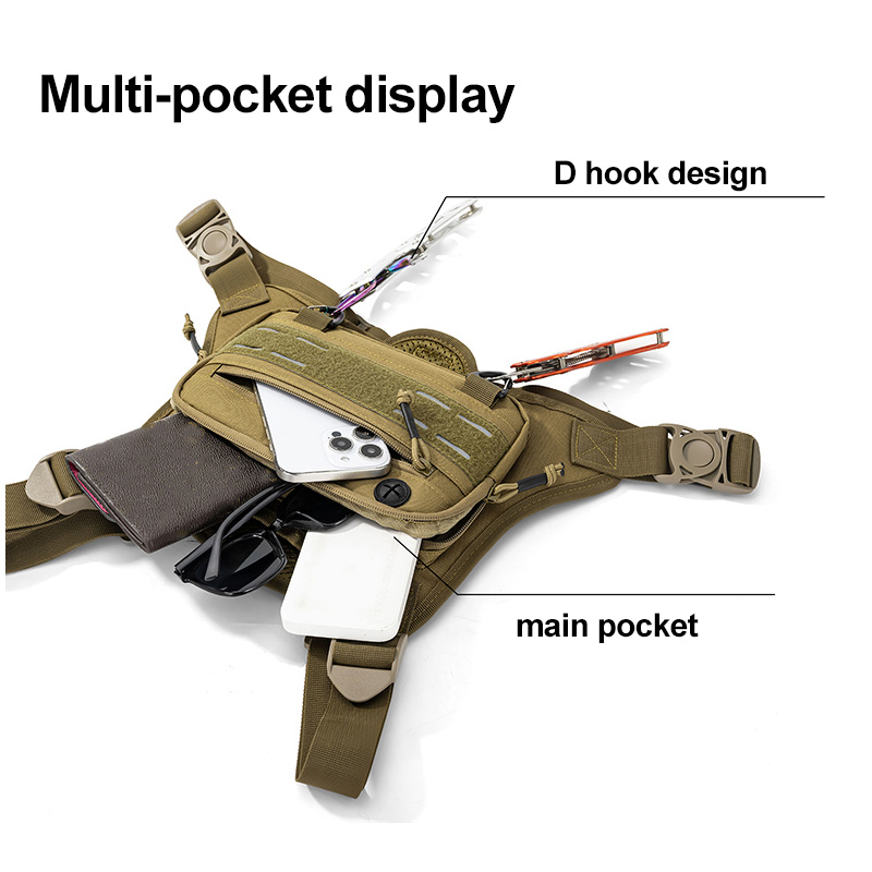 Tactical Front Chest Rig Bag V - Hunting Outdoor Gear recension och pris