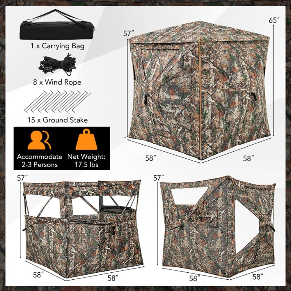 5-in-1 Detachable Hunting Blin - Hunting Outdoor recension och pris