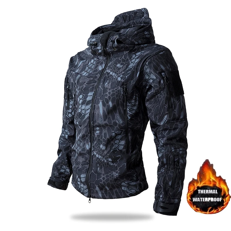 Winter Military Shark Skin Sof - Outdoor Hunting Fleece recension och pris