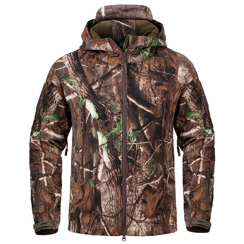 Men's Silent Soft Shell Camouf - Outdoor Hunting Fleece recension och pris
