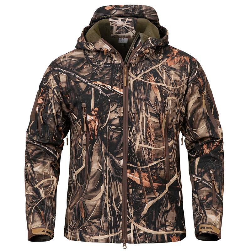 Men's Silent Soft Shell Camouf - Outdoor Hunting Fleece recension och pris
