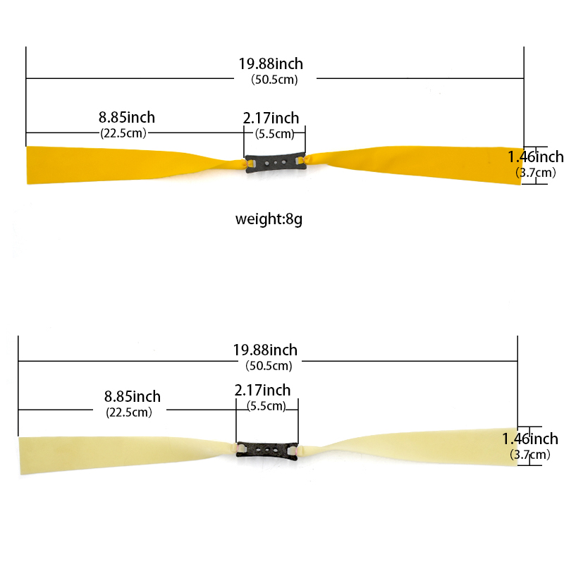 3pcs 3.7cm Large Slingshot Hun - Outdoor Hunting Products recension och pris