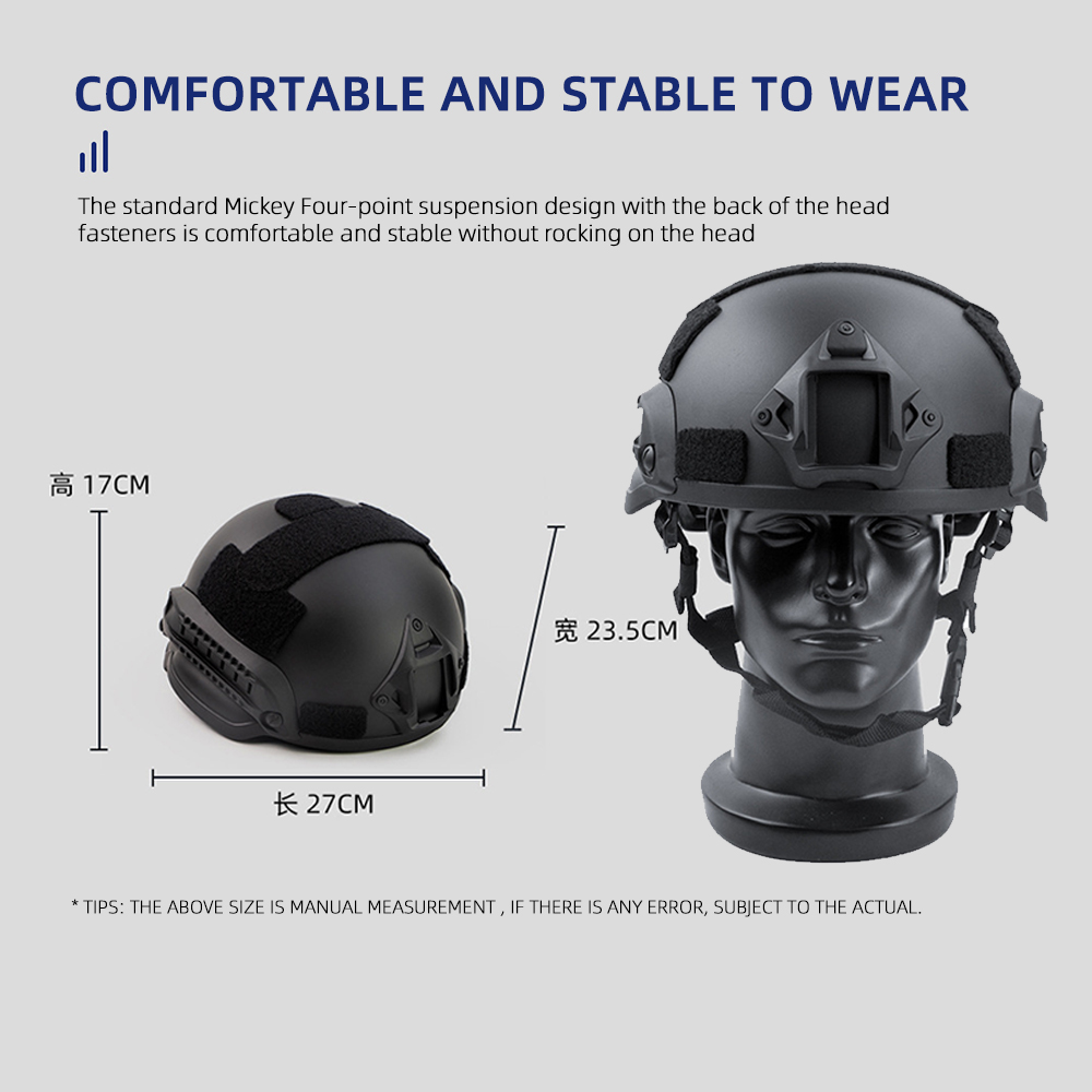 BOOIU Tactical MICH 2002 Helme - Outdoor Hunting Equipment recension och pris