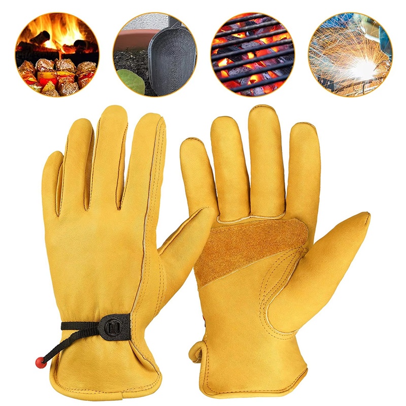 Cowhide Leather Gloves Breatha - Outdoor Hunting Gloves recension och pris