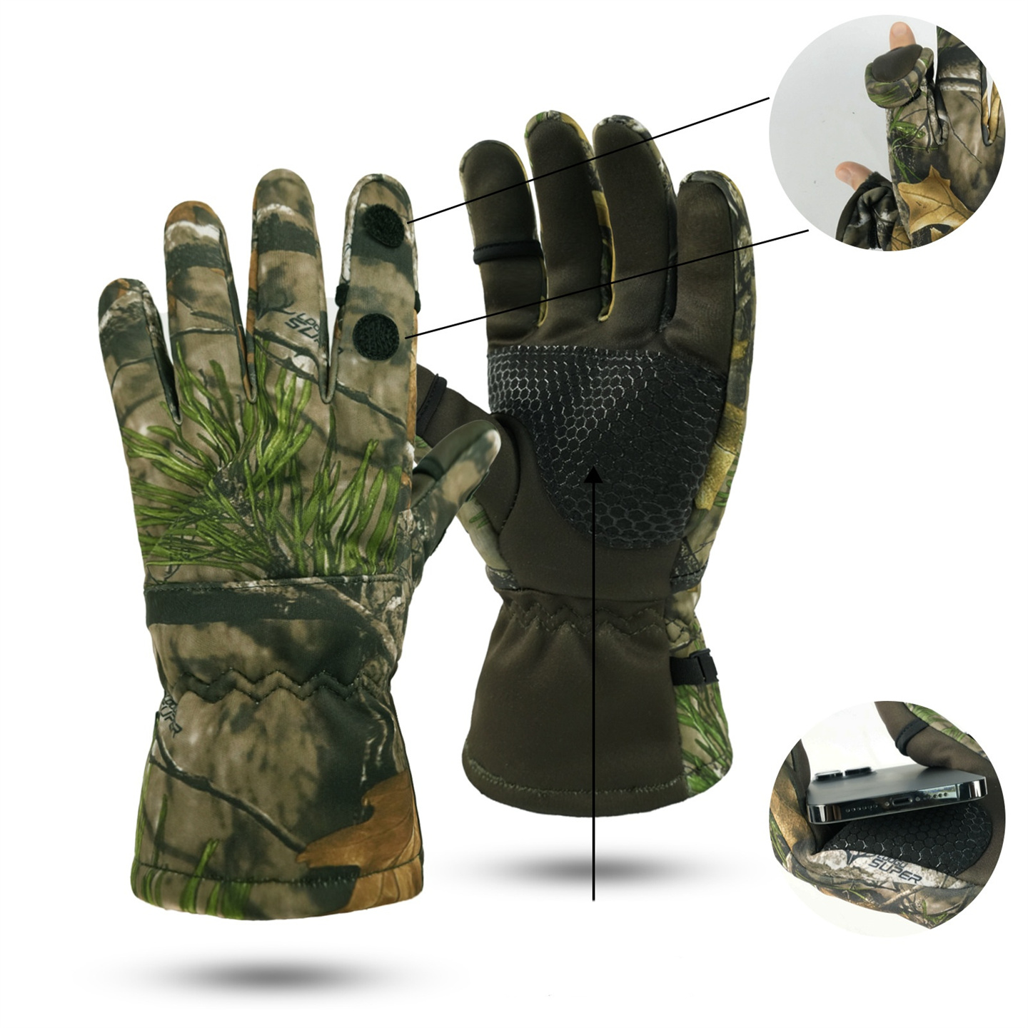 Outdoor Bionic Hunting Camoufl - Outdoor Hunting Gloves recension och pris