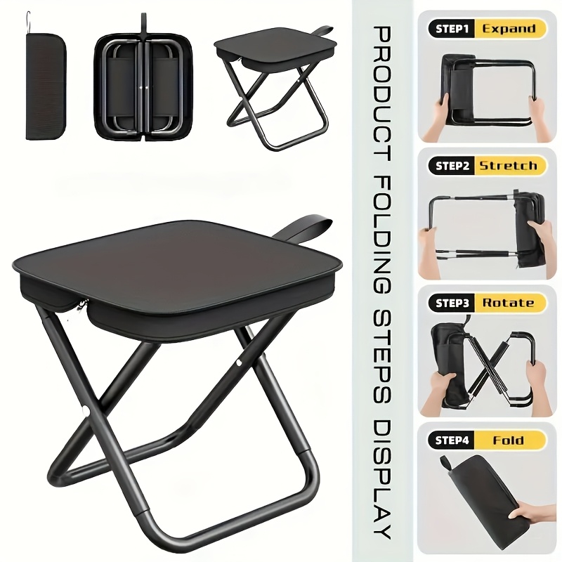 Portable Folding Stool Lightwe - Outdoor Hunting Chair recension och pris