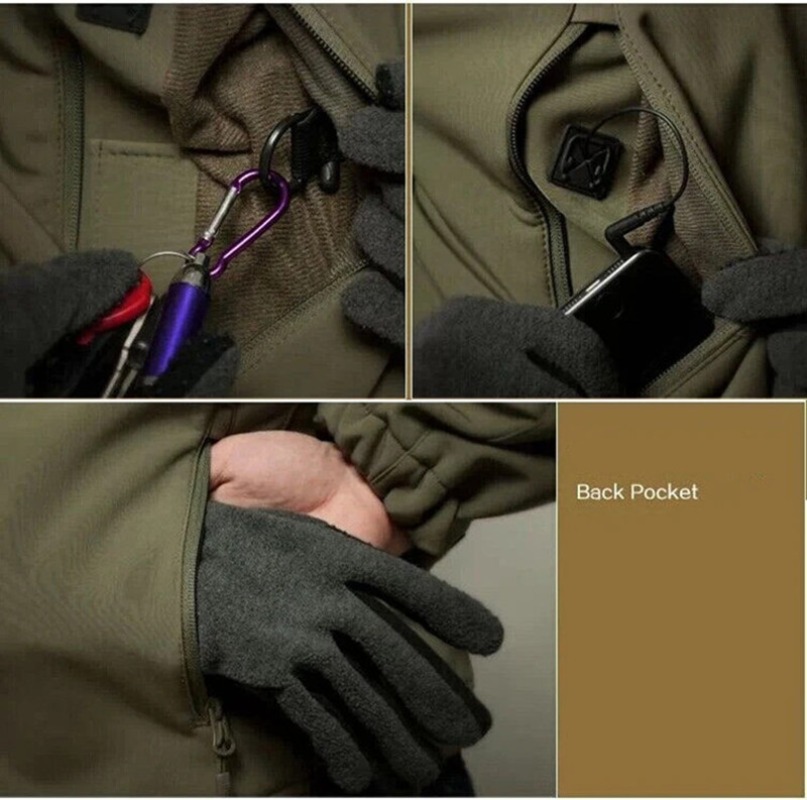 5XL 6XL NEW Camo Fleece Warm S - Outdoor Hunting Fleece recension och pris