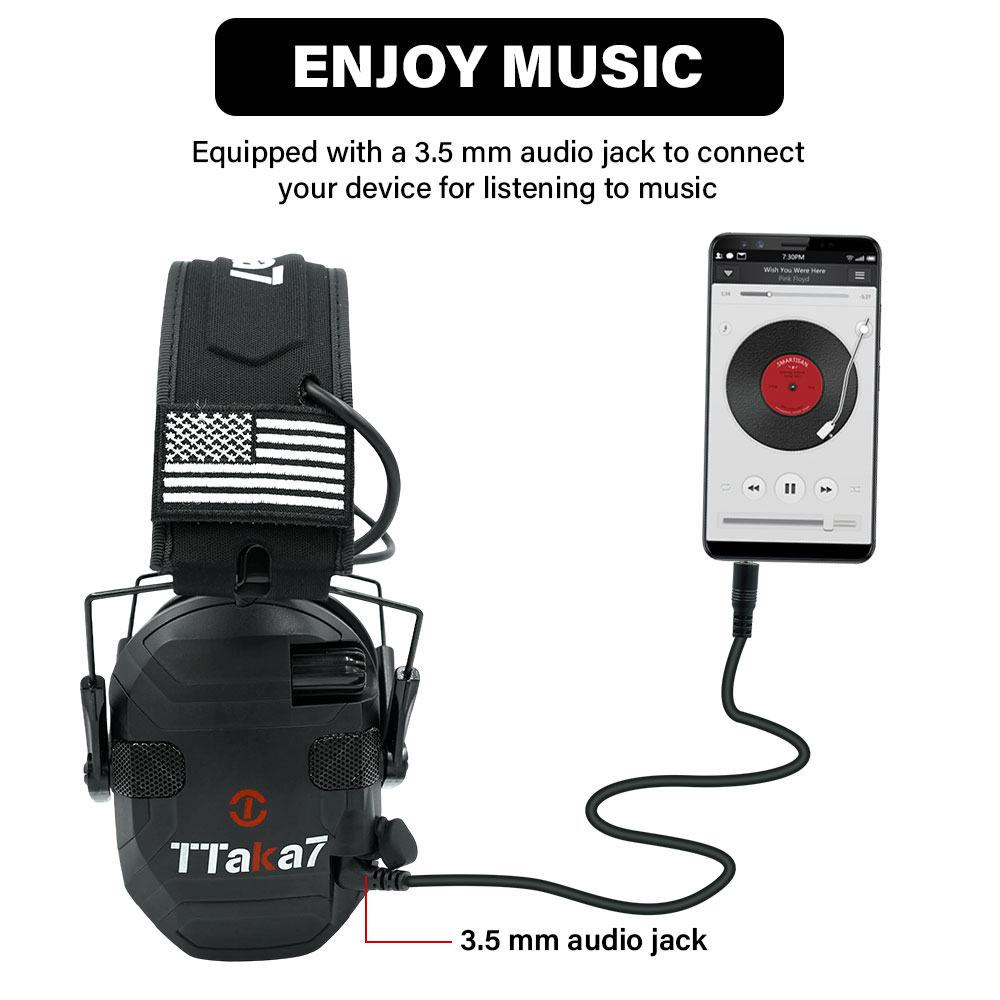 W1/W3 Electronic Shooting Earm - Shooting Ear Muff recension och pris