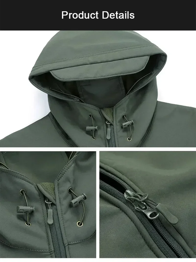 5XL 6XL CP Camouflage Soft She - Outdoor Hunting Fleece recension och pris