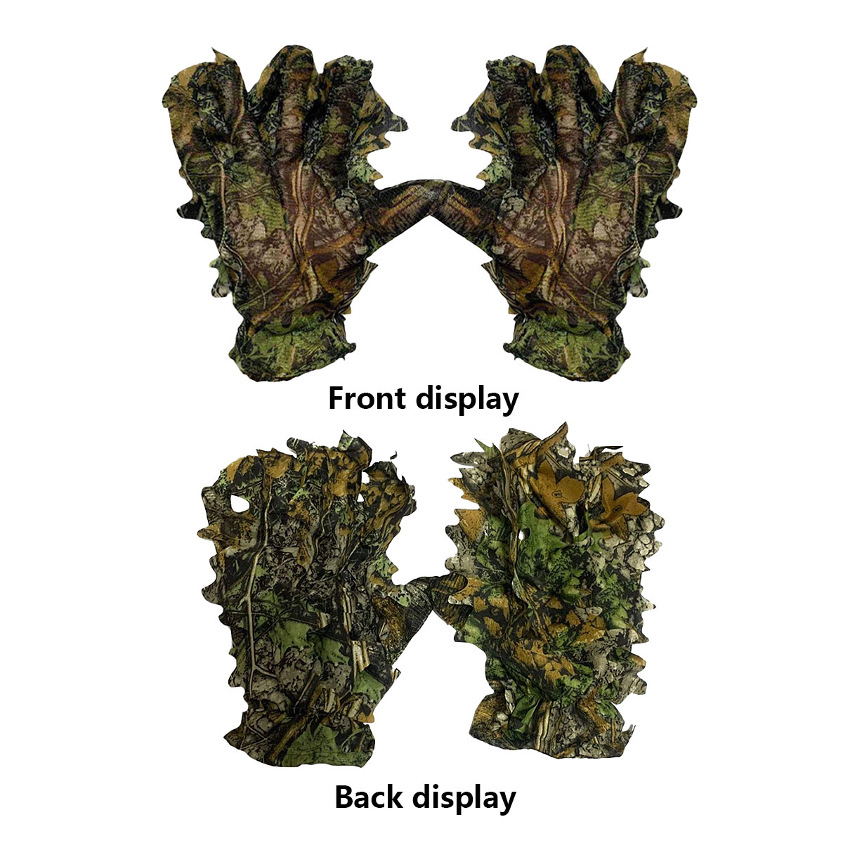 3D Camouflage Leaf Hunting Glo - Outdoor Hunting Gloves recension och pris
